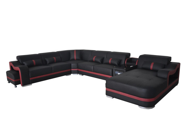Leather Couch Upholstery Suite Seat Design Modern Corner Sofa Living landscape U-shape