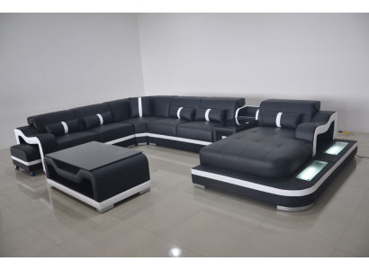 Corner sofa U-shape Living landscape Sofa Couch Upholstery Corner Fabric Sofas new