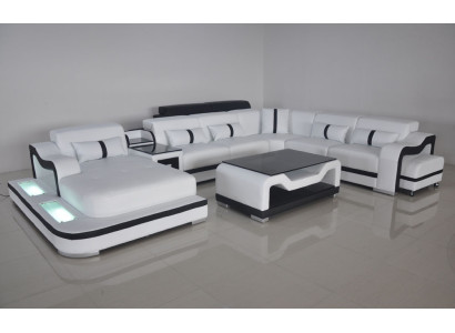 Design Modern Sofa Couch Corner sofa Upholstery new Living landscape U-shape