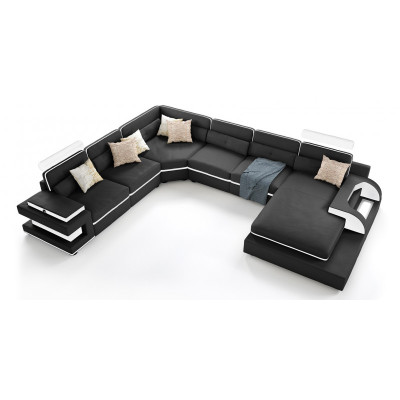 Cozy living ambience with our charming U-shape corner sofa