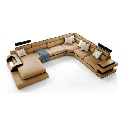 Cozy living ambience with our charming U-shape corner sofa