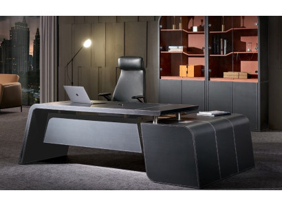 Corner desk Armchair Office Furnishings Chef Room Furniture 2-piece Set Tables