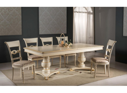 Complete Set Dining table 6 Chairs Dining room Set Ess Group Wood Table Tables 7pcs