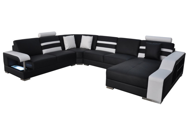 Corner Sofa Upholstery Seat Leather Couch Sofas Couches Suite U-shape Living landscape