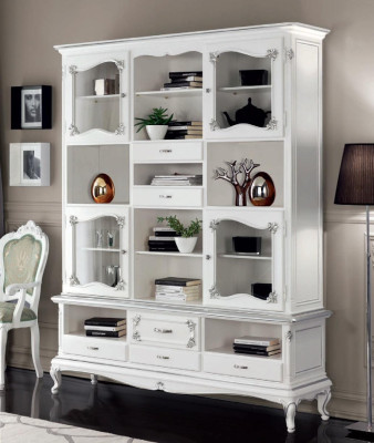 Living room Display case Wardrobe Books Shelf Sideboard Classic Furniture Shelves Wood