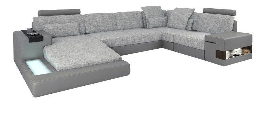 U-shape Furniture SofaBed Features Upholstery Textile Moden Design Corner sofa new Sofa