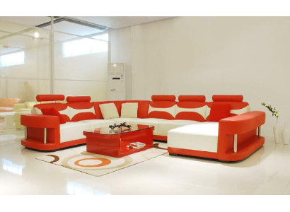 Living landscape Corner sofa Corner Sofa Couch Upholstery Furniture Suite XXL Big