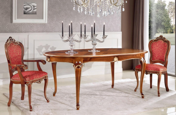 Dining room Set Dining set Classic r Real Wood 3-piece Set Chair Suite 2x Chairs