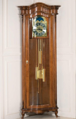 Stand clock Corner clock Living room Solid wood Clocks Real wood Italian Furnishings