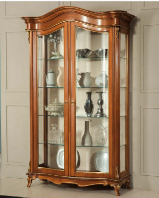 Solid wood showcases Glass Wardrobe Real wood Display case Living room Furniture Sideboard new