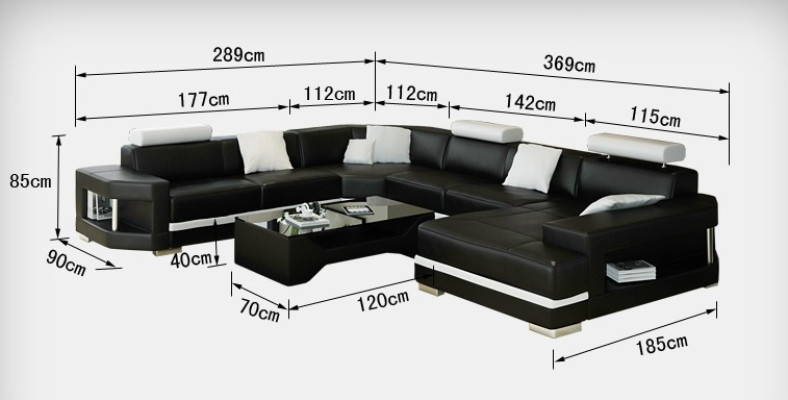 Leather sofa Sofa Couch Living landscape Corner sofa Suite Design Modern Sofa with USB