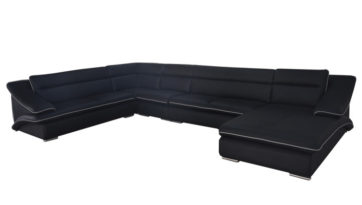 Sofa Corner sofa Design Upholstery Corner sofa Corner suite Couch U-shape Living landscape +USB