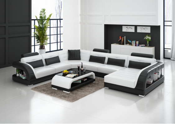 Sofa set with USB Upholstery Sofa Set 3+2+1 Leather Couches Sofas Complete