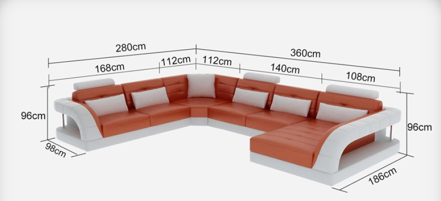 Sofa set with USB Upholstery Sofa Set 3+2+1 Leather Couches Sofas Complete
