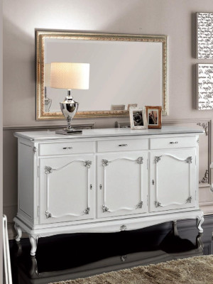 Chests of drawers Italian Furniture Solid Mirror 2-piece Chest of drawers Sideboard Wardrobe Wood