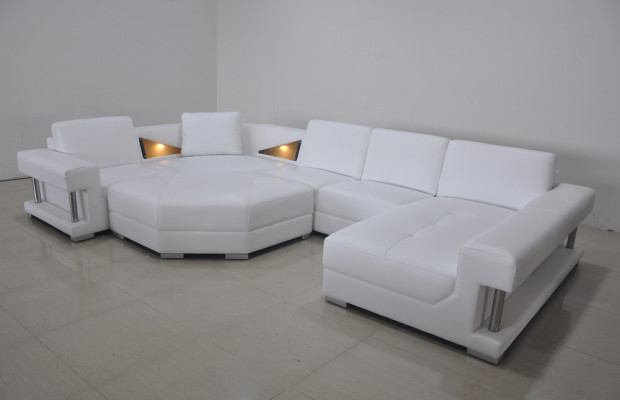 Corner sofas U-shape Modern Upholstery Living room Furniture Corner sofa Leather sofa Design Sofa
