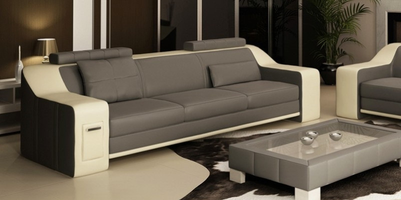 Leather Sofa Set Sofa Couch Seat Upholstery Suite Sofa set 3+2+1 Sofas HuttenG