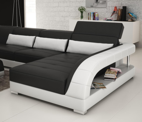 Living landscape Upholstery Corner Corner Sofa + USB Suite Landscape Leather Seat