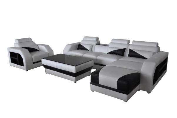 Sofa Suite Upholstery Seat Set Corner Armchair Leather Sofas Armchair Table Couch