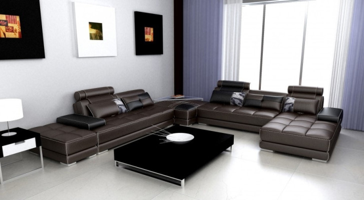 Corner sofa Sofa Couch Living landscape Leather sofa XXL Designer Sofas