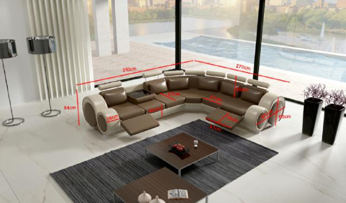 Textile Sofa USB Designer Sofas Couch Corner suite Corner sofa Upholstery Living landscape