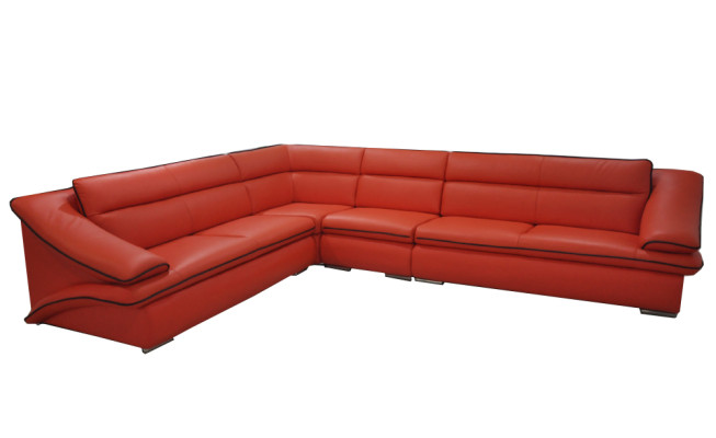 Design Leather Upholstery Seat Corner Leather Corner Landscape Room new Sofa