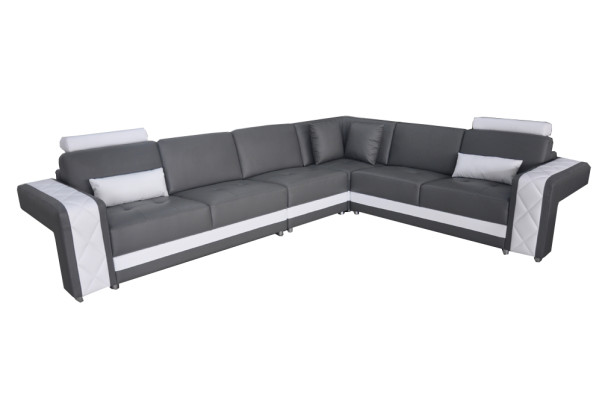 Leather sofa couch living landscape corner suite design modern decorative sofa L-shape