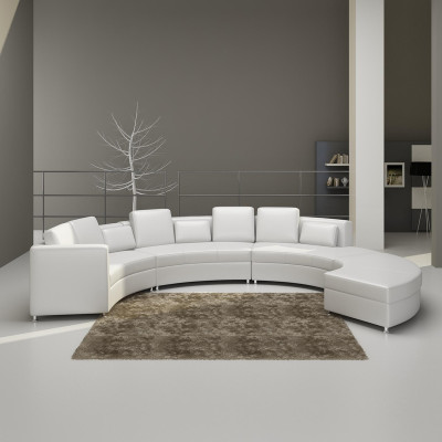 Leather sofa Couch Living landscape Corner sofa Corner Suite Design Modern Sofa A1102
