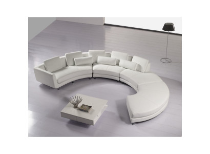 Excellent designer sofa in U-shape in contemporary style