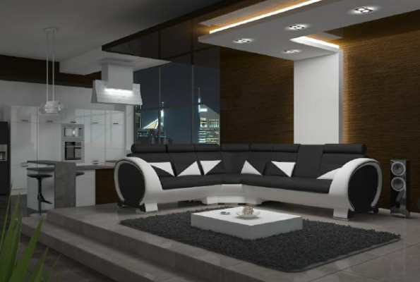 Corner sofa Corner sofa DESIGN *Choice of color * SOFA +USB,Leather LEATHER SOFA LEATHER SET