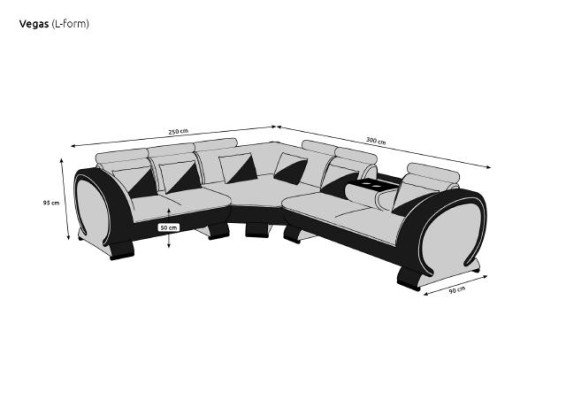 Designer Corner sofa +USB Sofa Upholstery Suite Lounge Sofas Couches Living landscape