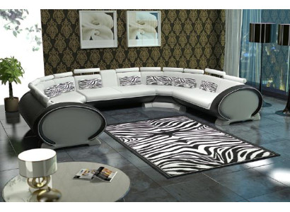 Couch set Living landscape Modern sofa Corner seating area Leather Couch Upholstery USB