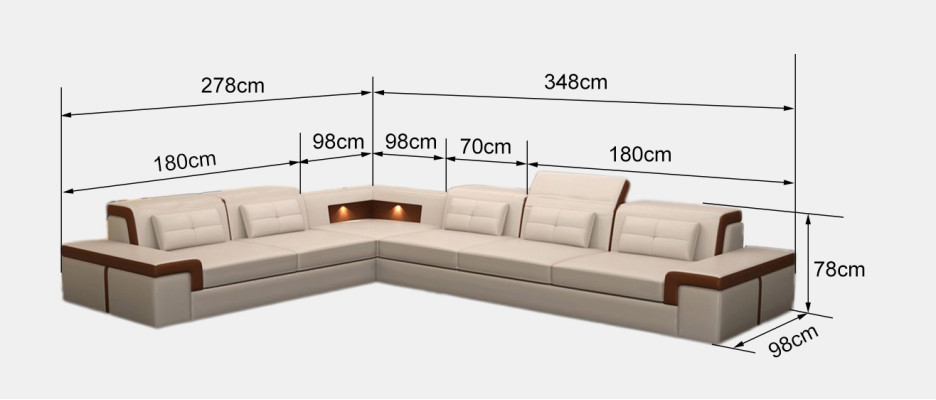 Leather Corner Sofa Couches Living landscape Luxury Suite Corner Sofas Upholstery Couch