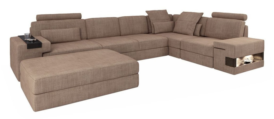 Living landscape Corner sofa L-shape Sofa Set Design Couch Textile Modern Upholstery new