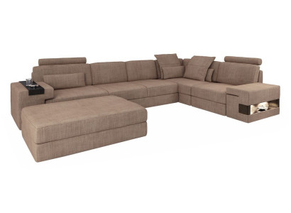 Living landscape Corner sofa L-shape Sofa Set Design Couch Textile Modern Upholstery new