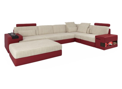 Living landscape U-shape Corner Sofa Upholstery Couch Corner Leather Sofa Couches Furniture new
