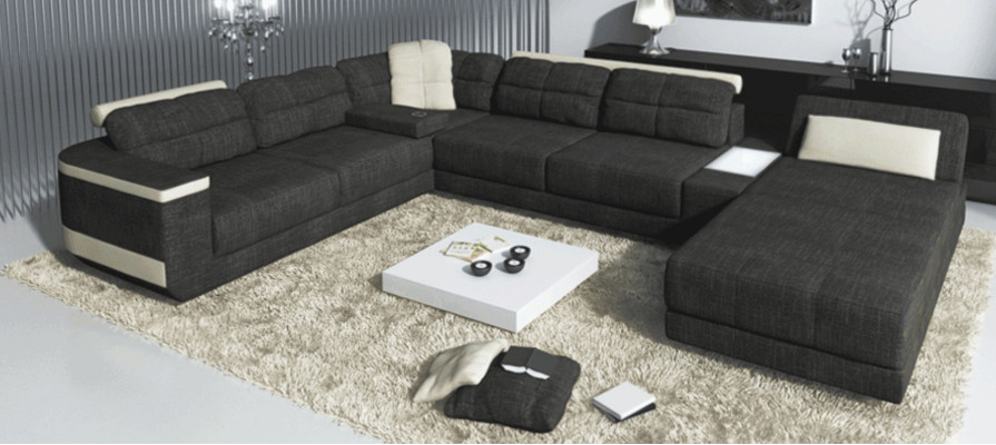 Designer U-shape Corner sofa XXL Living landscape Sofa Couch Upholstery Sofa Corner new