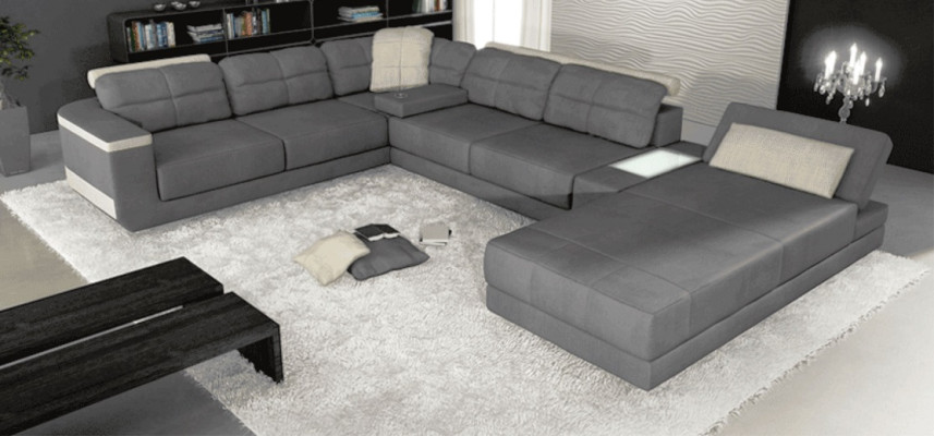 Living landscape Corner sofa Leather Corner Sofas new U-shape Sofa Couch Upholstery Couches new