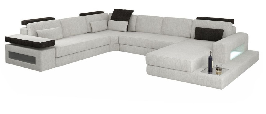 Textile sofa Couch Living landscape U-shape Design Modern Sofa Corner Sofas Design