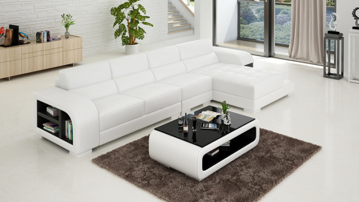Leather sofa sofa couch living landscape corner modern corner sofa design suite