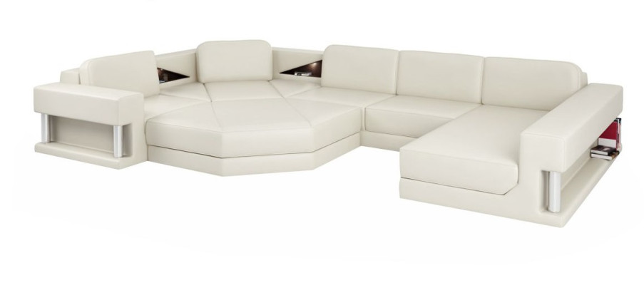 Corner sofa U-shape Couch Living landscape Sofa Couch Modern Design Sofa Textile Leather