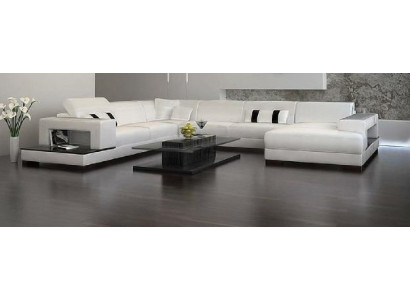 Living landscape Couch Upholstery Corner Suite Designer Leather Sofa Big Sofa new