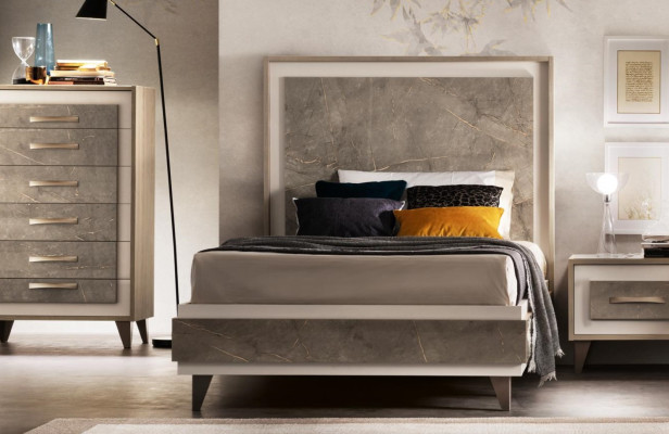 Upholstered bed Beds Bed Upholstery Wood Designer Hotel Design arredoclassic 120 cm