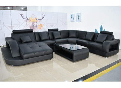 Sofa Couch Upholstery new Living landscape Design Corner sofa Leather Couches Sofas U-shape