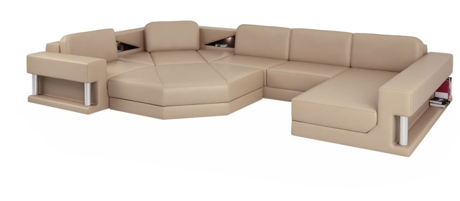 Corner sofa Sofa Couch Upholstery Suite Leather Sofas Corner Living landscape U-shape xxl