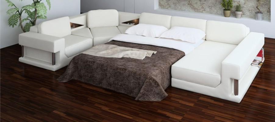 Living landscape Design Corner sofa Leather Corner U-shape Sofa Couch Upholstery Suite new