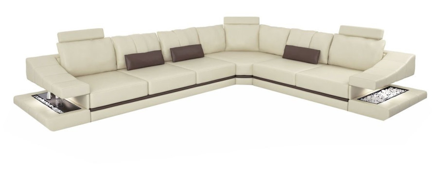 Design Living landscape Corner sofa Textile Leather new Sofas L-shape Sofa Couch Upholstery