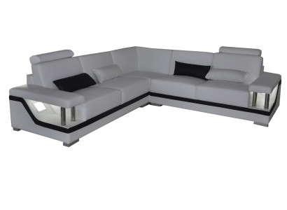 Leather sofa Couch Living landscape Corner Suite Design Modern Corner Sofa L-shape L6002