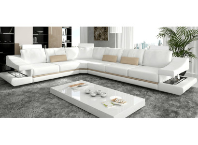 Living room modern design sofas couches eleganc L-shape corner sofa fabric couch new
