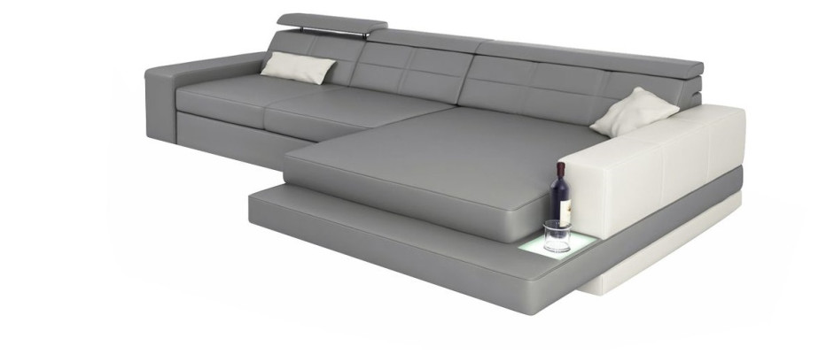 XXL Couch Corner sofa Leather Living landscape Sofa Design Modern Sofa L-shape